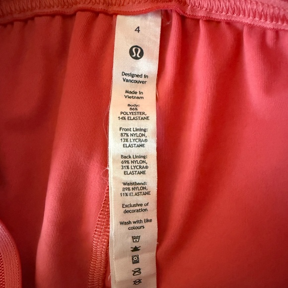 Lululemon Court Rival High Rise Skirt Pale Raspberry - Picture 5 of 7